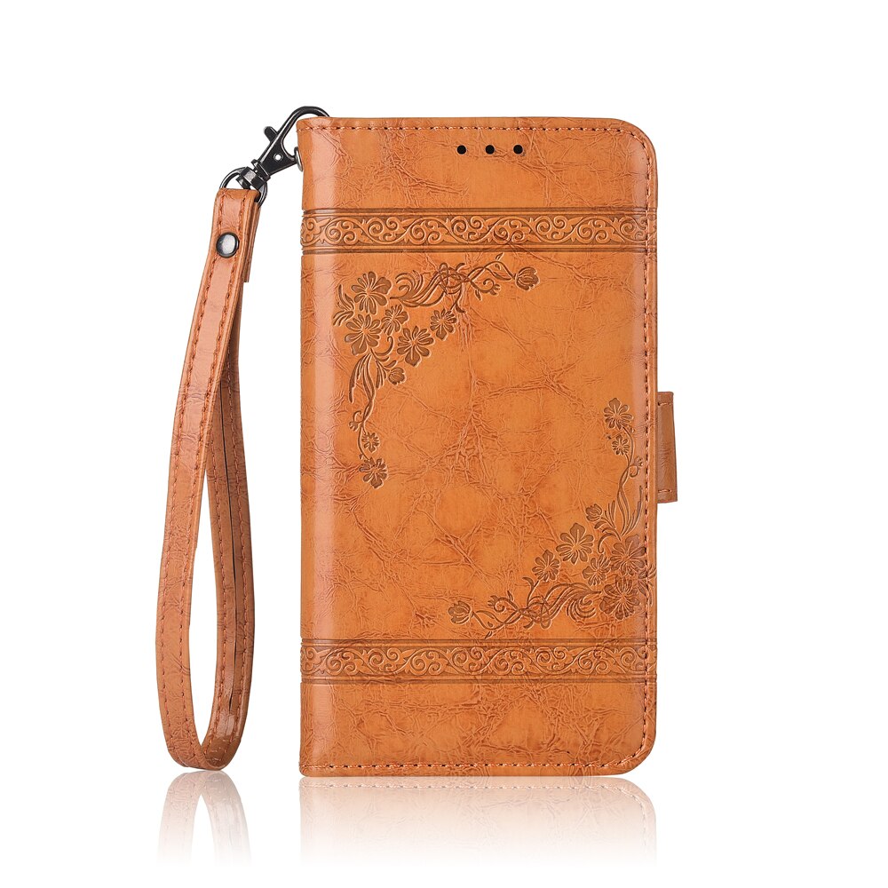 3D Flower Flip Leather Case for Huawei Y6s JAT-LX3 JAT-L29 JAT-LX1 JAT-L41 Y6 S Case Phone Case Cover: Oil-Yellow