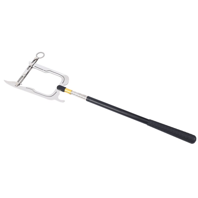 Multifunctionele Boot Haak, Metalen U-Vormige Lange-Afstand Threader Telescopische Boot Pole Met Haak Voor Outdoor Docking