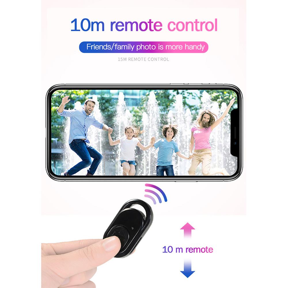 Télécommande de caméra Bluetooth, obturateur de Photo, retardateur, bâton de caméra, libération du téléphone, outils de prise de Selfie