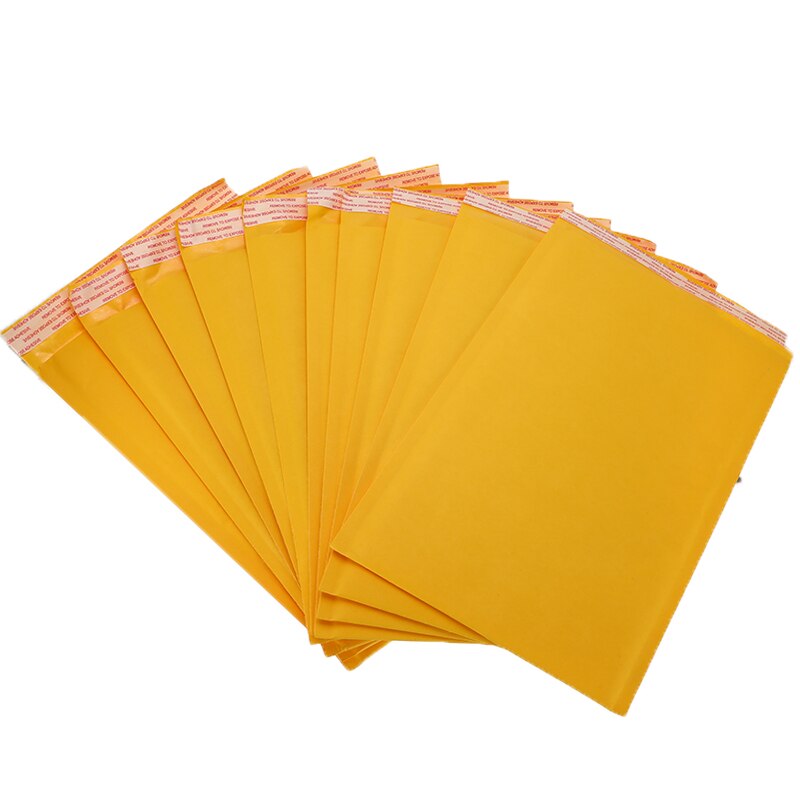 50 PCS/Lot Kraft Paper Bubble Envelopes Bags Mailers Padded Envelope With Bubble Mailing Bag