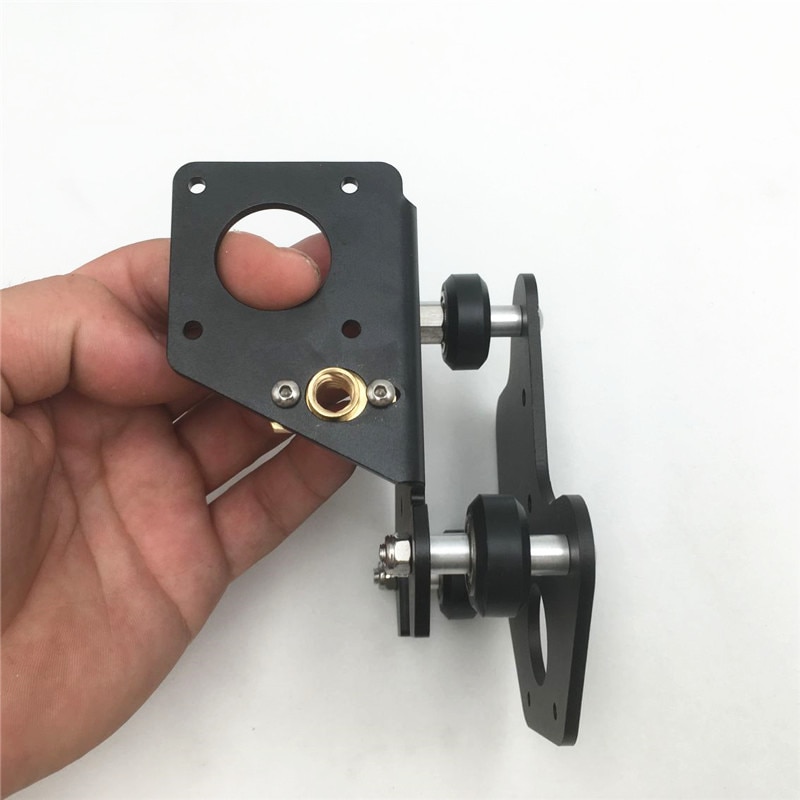 1pcs 3D printer parts CR-10 S4/S5 X axis motor mount bracket right/left X-axis Front/Back Motor mount Plate with wheels T nut