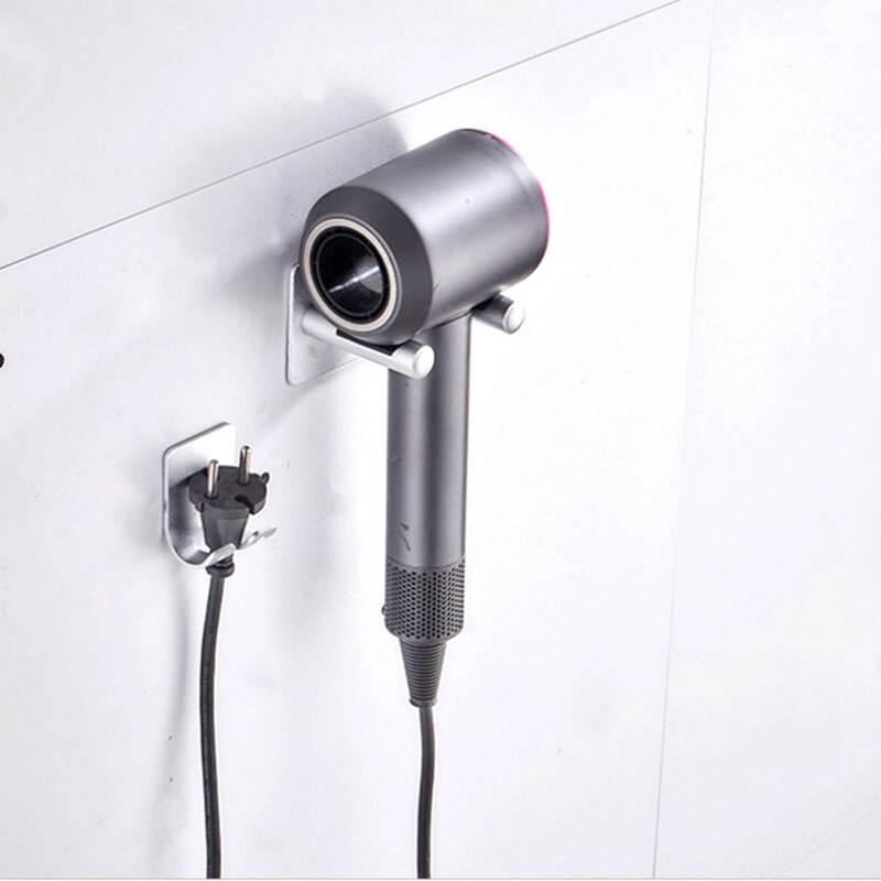 Support mural pour sèche-cheveux Dyson, en acier inoxydable 304, rangement pour sèche-cheveux