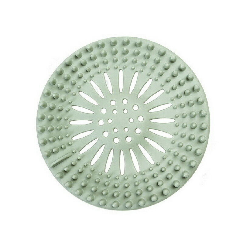 Aanrecht Rioolbuis Filter Afvoer Haar Catcher Bad Stopper Zeef Douche Cover Haar Catcher Badkamer Universele Floor Filter: light green