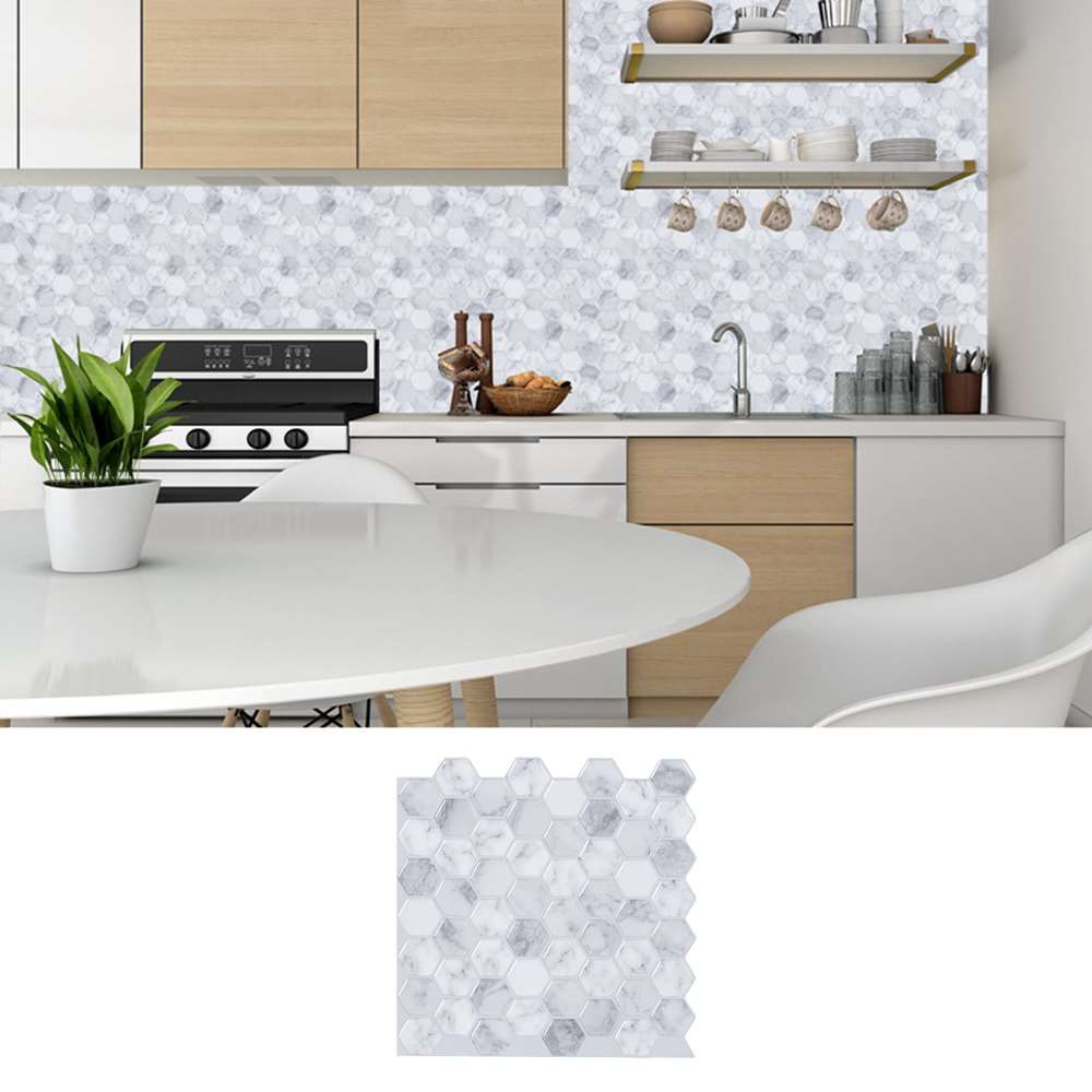 30.5x30.5cm Tile Brick Wall Sticker Self-Adhesive DIY Wallpaper Panels Mosaic Decor