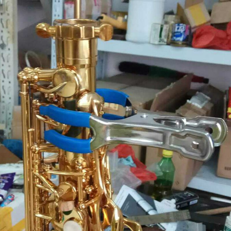 Saxofoongereedschap saxofoon houtblaasinstrument reparatiegereedschap voor polster 8 stuks met saxofoon reparatieclip als een