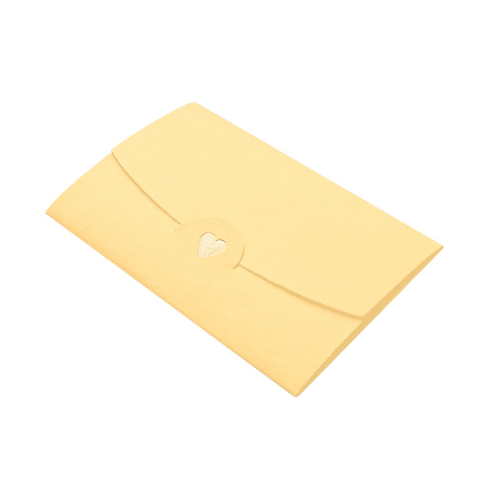 20 Uds. Tarjetas de de boda, papel de oficina, Mini notas de bolsillo, manualidades DIY, corazón amoroso, sobres clásicos multifunción