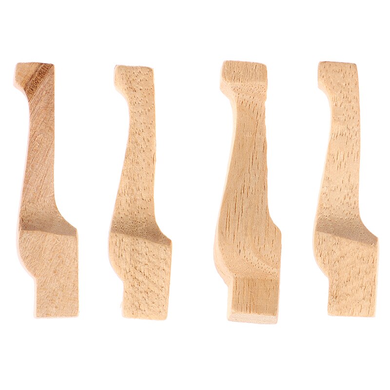 4Pcs/Set1/12 Dollhouse DIY Wooden Table Legs for Miniature Furniture Toys Decor Making Accessories Dolls House Decoration