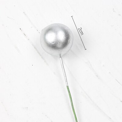 5 pcs/lot lovely gold ball cake topper birthday cup cake decoration baby shower kids birthday party wedding favor supplies: 05 5 pcs