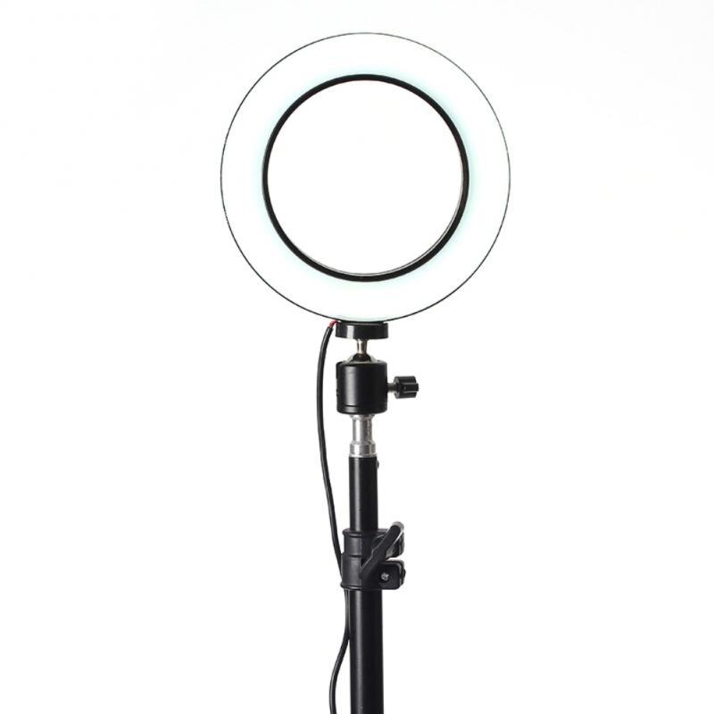Dimbare Led Ring Licht Voor Studio Selfie Camera Video Fotografische Verlichting Make-Up Mobiele Telefoon Live Ondersteuning Stand Verlichting
