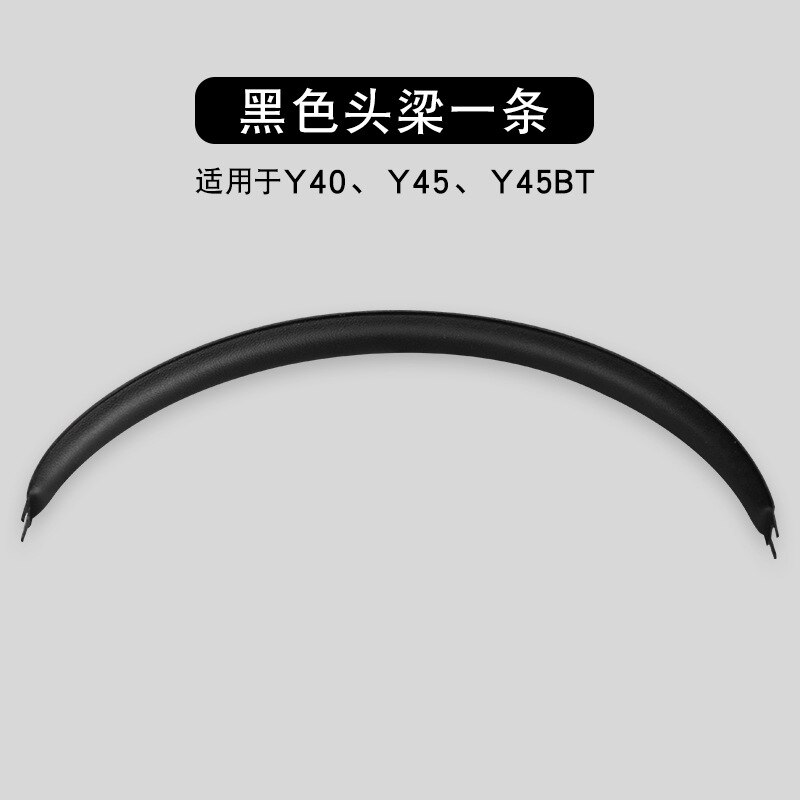 Vervanging Oorkussen Voor Akg Y40 Y45BT Y45 Headset Hoofdtelefoon Lederen Mouwen Oortelefoon Oorbeschermer: black headpad