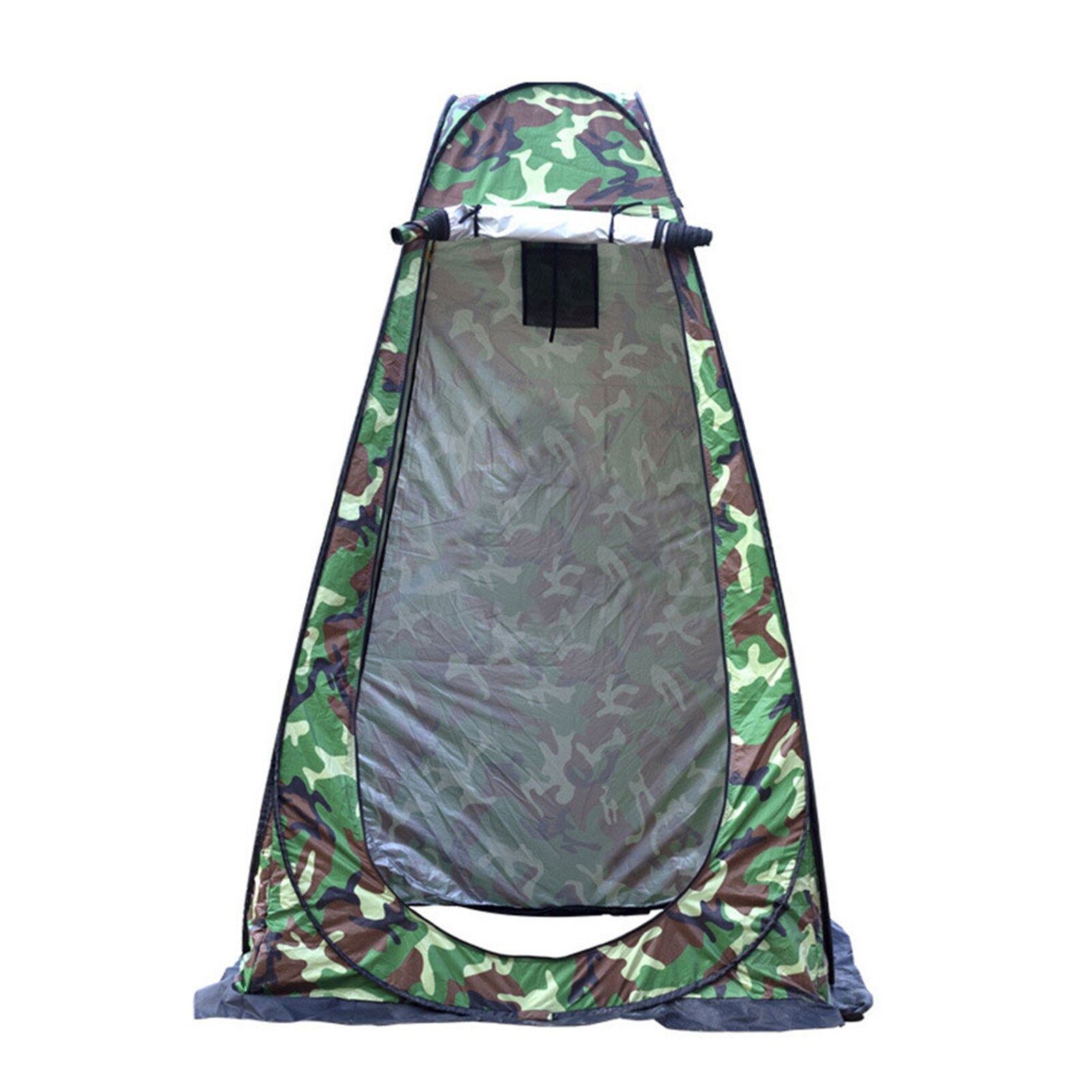 Fácil de configurar portátil ducha al aire libre tienda Pop Pod Cambiar de habitación de privacidad de campamento baño lluvia refugio para acampar y playa: 2windowCamouflage1.5