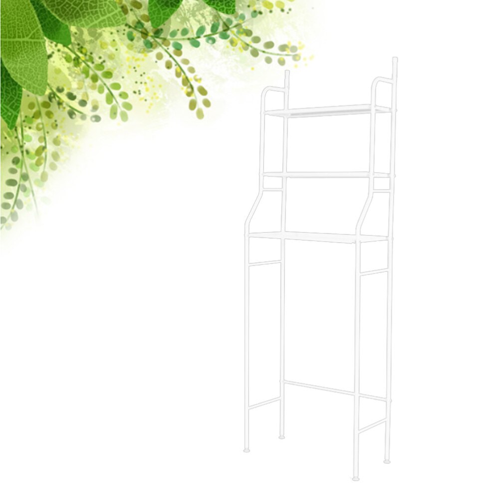 3 Tier Over the Toilet Storage Rack Space Saving Bathroom Kitchen Organizer(White)