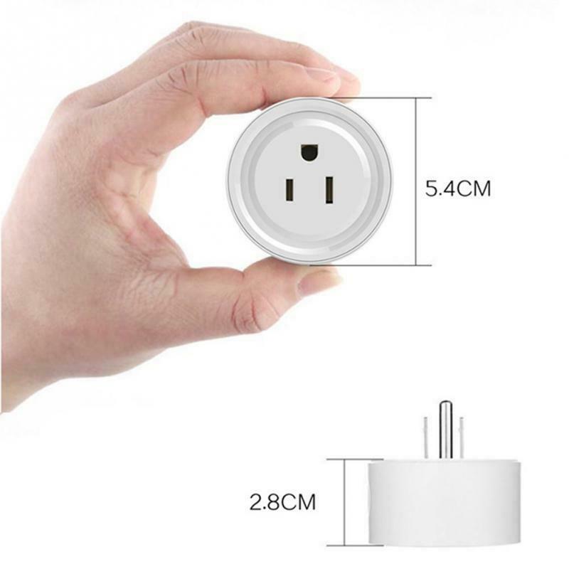 Smart Wifi Power Plug with Surge Protector Voice Control Smart Home Wifi Wireless Socket Outlet Work with Alexa Google Home Tuya
