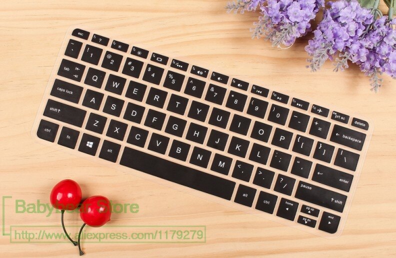 Silikon Tastatur Schutz Film Cover Skin Protector Für Hp X360 Spectre 13-4104la 13-4103dx 13-D023Tu/D024Tu 13,3 Zoll: black