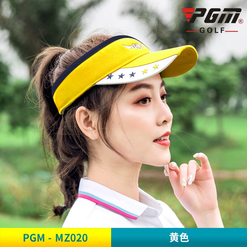 Catazer-Sombrero de Golf antiácaros para mujer, banda gruesa de secado fácil, transpirable, transpirables, para el Sol, para verano: YELLOW