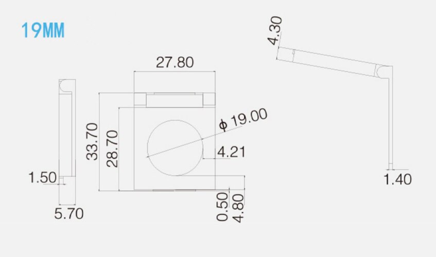 Button waterproof cover 16/19/22mm Push button switch protective covering transparent dustproof and waterproof protection device: black
