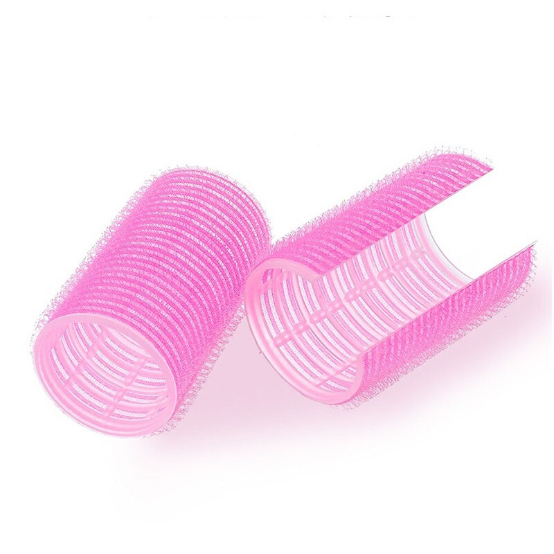 2 sztuk samoprzylepne wałek robić włosów dla grzywka Dom salon DIY fryzjerstwo lokówki magiczne plastikowe duże stylizacja włosów przybory kosmetyczne