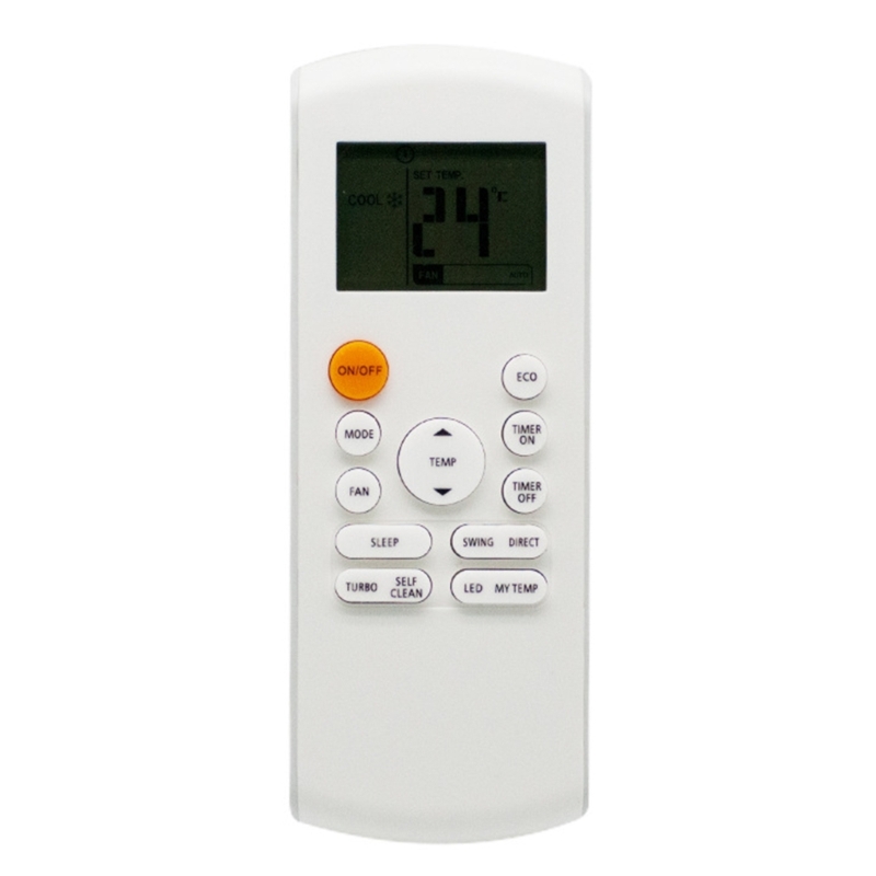 Ar Condicionado Substituição do Controle Remoto, Adequado para Midea, Komeco, Tornado, Comfee com LED, R06, BGCE, R06, BGE: CINZA