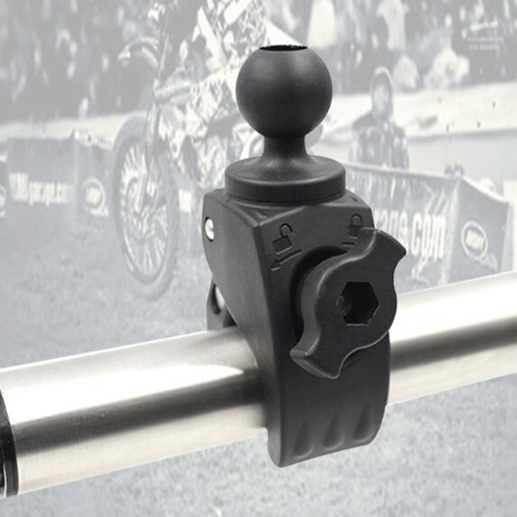 Tough Claw Mount Universal Small Quick Release Clamp Base with 1 inch 25mm Ball 16mm to 38mm Diameter Non-Slip