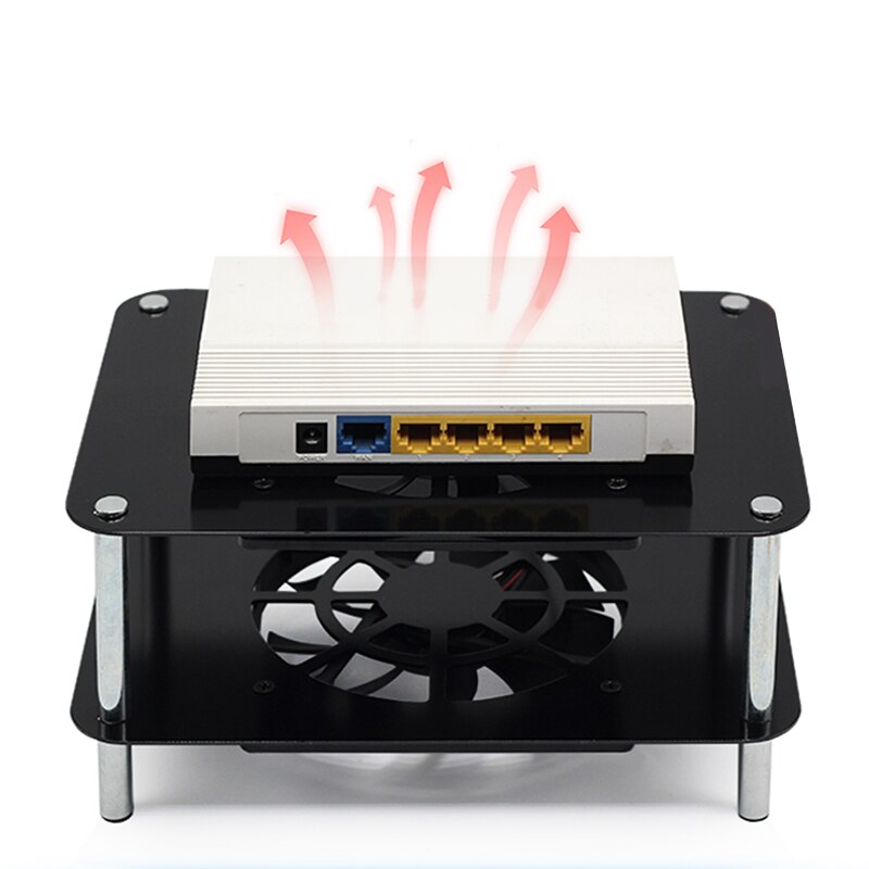 Longyou Wireless Router Ventola Di Raffreddamento TV Box Android 7.1 DC 5V di Alimentazione USB Tranquillo E Silenzioso di Raffreddamento TV Box Radiatore cremagliera