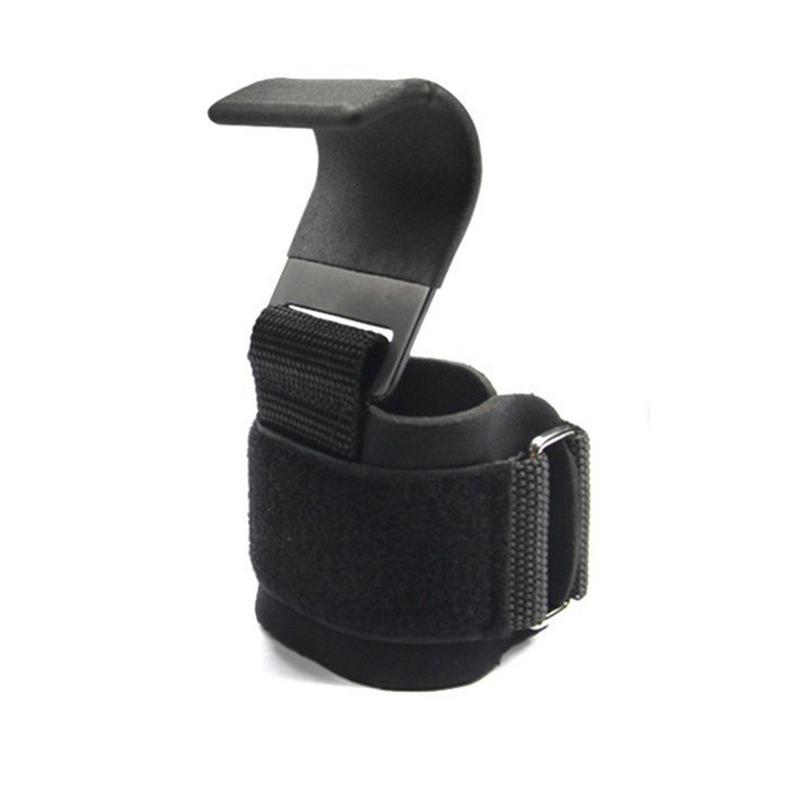 Grip Haak Grips Gewatteerde Met Pols Wraps Hand-Bar Powerlifting Handschoenen Zware Pull-Ups Haken Gym Training bandjes