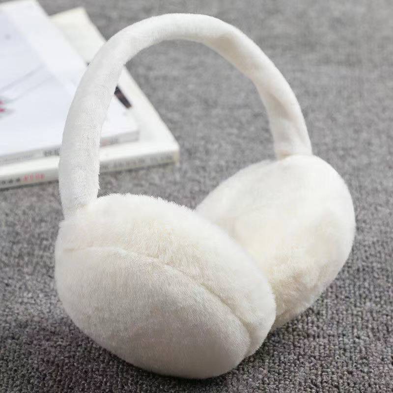 Foldable Stretch Soft Earmuffs for Women Men Warm Cute Plus Velvet Earmuffs Winter Ladies Cold Protection Ear-Muffs