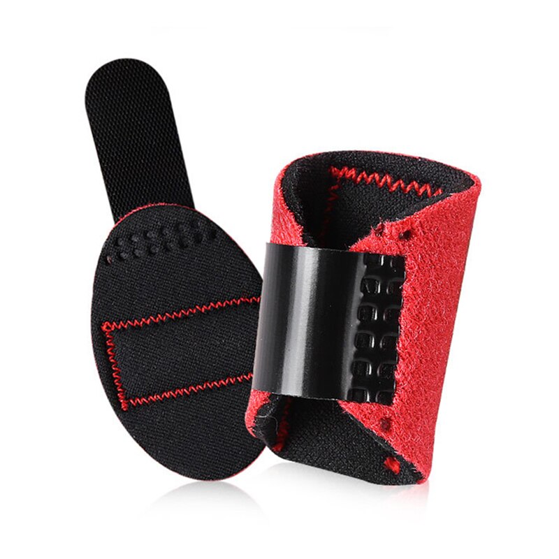 Verstelbare Vinger Spalk Brace, Gebouwd-In Aluminium, mallet Vinger Brace Voor Alle Vingers Pees Release &amp; Pijnbestrijding: 1pc Red