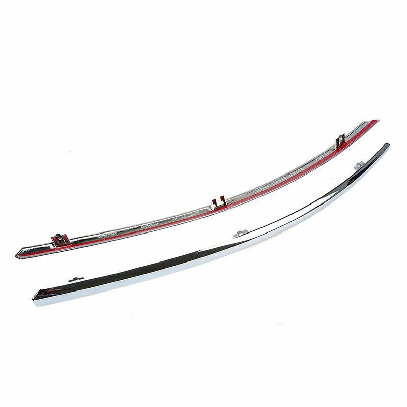 Car Front Bumper Lower Molding Trim Chrome For- A6 C6 4F0853065 4F0853066