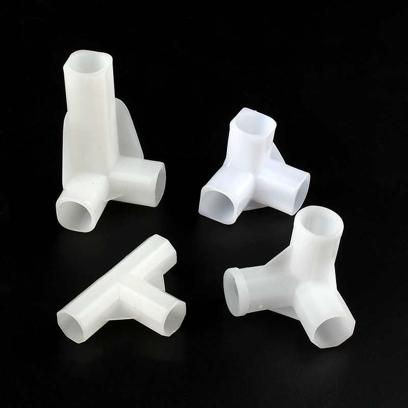 2 uds 9,8/12/13/16/19/20/22/25mm Tee Way cuatro vías codo recto estante armario gancho accesorios tienda jardín riego DIY