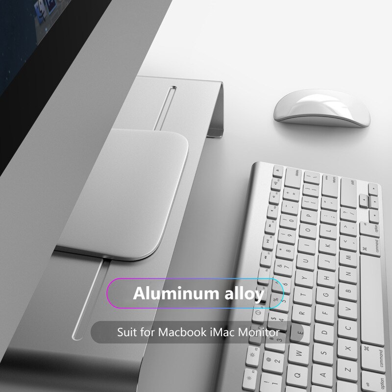 Aluminium Legierung Laptop Stand Notizbuch Stand Halfter Für Macbook Luft Profi 11 12 13 15 Retina iMac Lapdesk Computer Monitor montieren