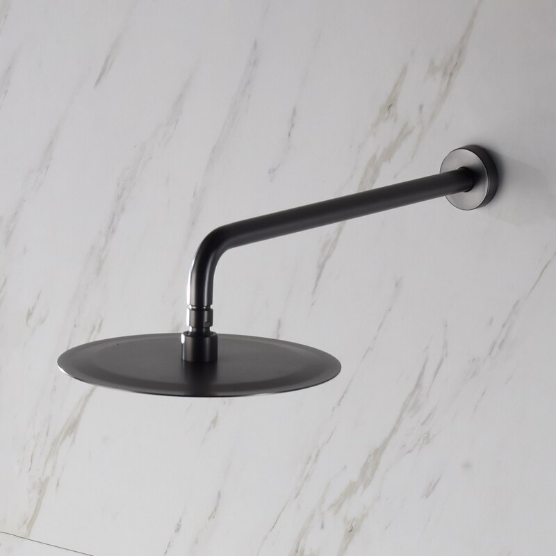 20/30/40CM Stainless Steel Shower Head Extension Arm Top Ceiling Mounted Wall Mounted Tube Rainfall Shower Head Arm for Bathroom