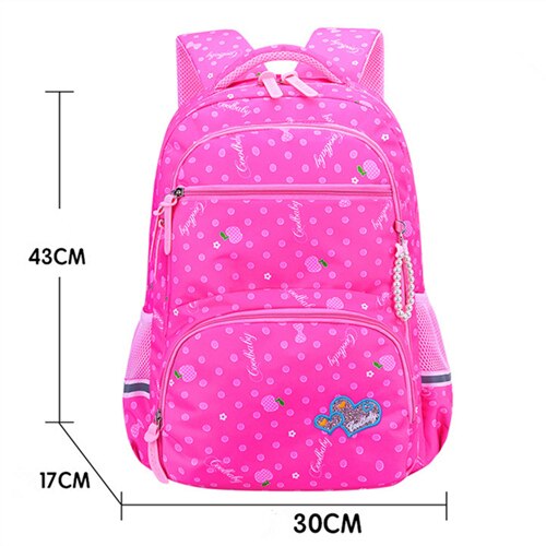 Kids Schooltas Mochila Satchel Schooltassen Basisschool Rugzakken Voor Meisjes Jongens Tas Waterdichte Orthopedische Rugzak Kind: L rose