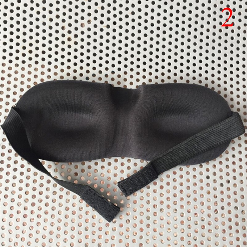 1 stuk zachte blinddoek reis ooglapje 3d slaapmaskers natuurlijk slaapmasker oogmasker oogkapje schaduw ooglapje vrouwen mannen: Paars 