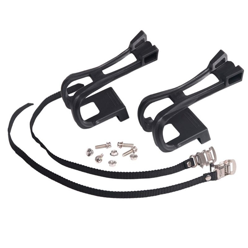 1 Paar Fietsen Mtb Racefiets Pedaal Teen Clip Riem Riemen Fiets Pedaal Schoen Harnas Fietsen Schoenen Behuizing Houder Band strip