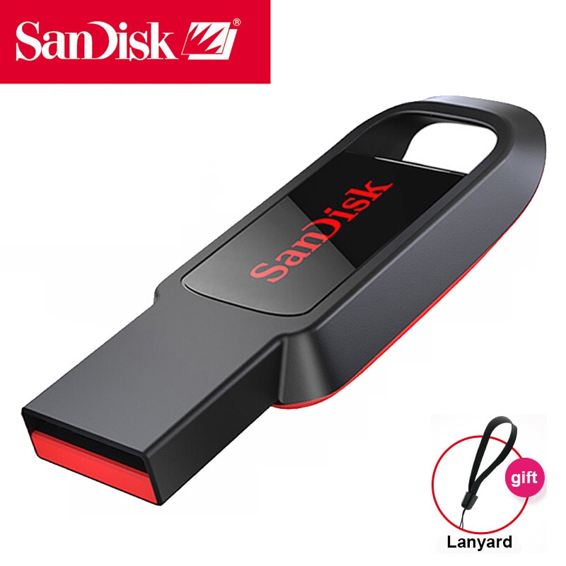 Sandisk Pendrive 16GB 32GB 64GB CZ61 disco de memoria en llave Mini pequeño Flash Cle memoria Stick USB 2,0 32G