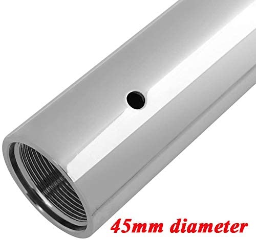 Tube de poteau d'extension de 250mm pour l'extension de poteau de danse statique et filante portative de diamètre de 45mm seulement