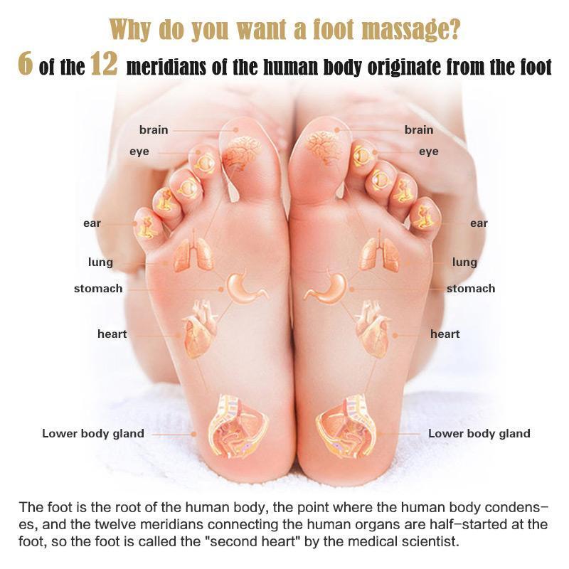 PRESSURE RELIEF FOOT MASSAGE SLIPPERS Reflexology Sandals Foot Care Tool Relief achy pain feet Relaxation for Parents