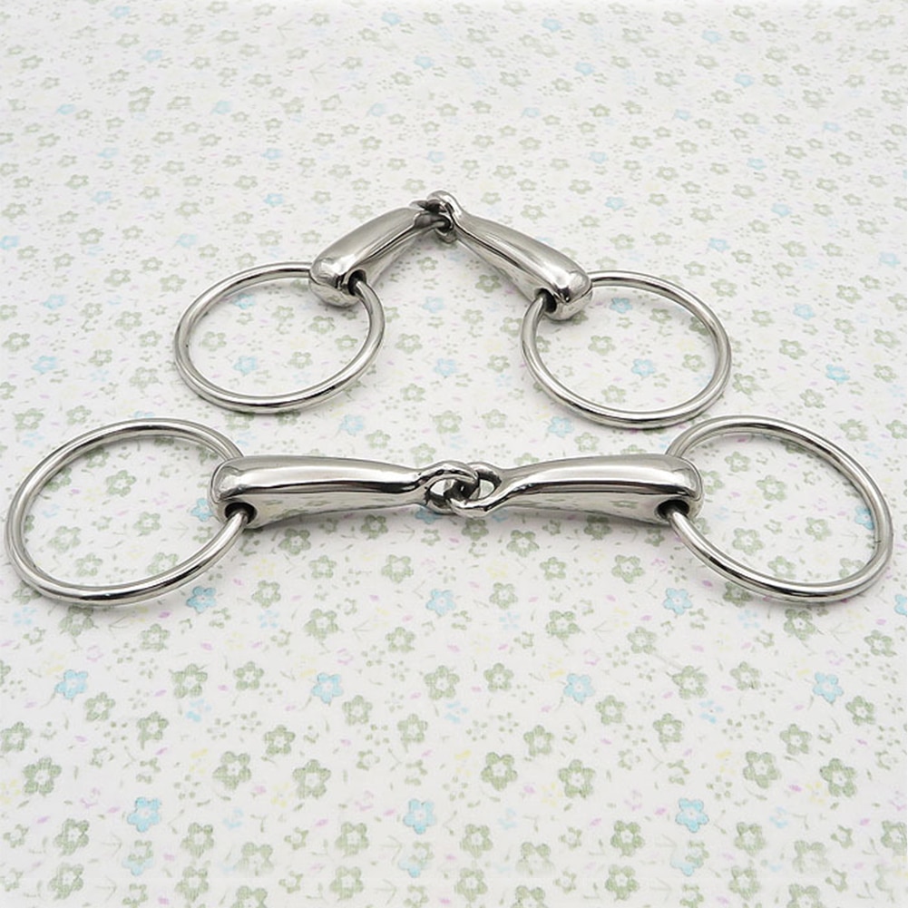Accessoires Trens Losse Ring Professionele Apparatuur Duurzaam Mini Uitgeholde Draagbare Mond Paard Gebogen Rvs