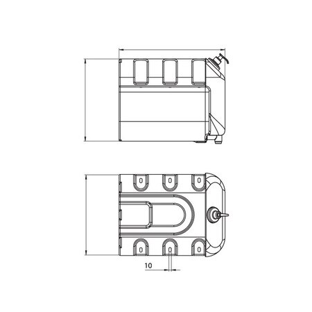 WATER TANK PLASTIC 30 LT 39235052