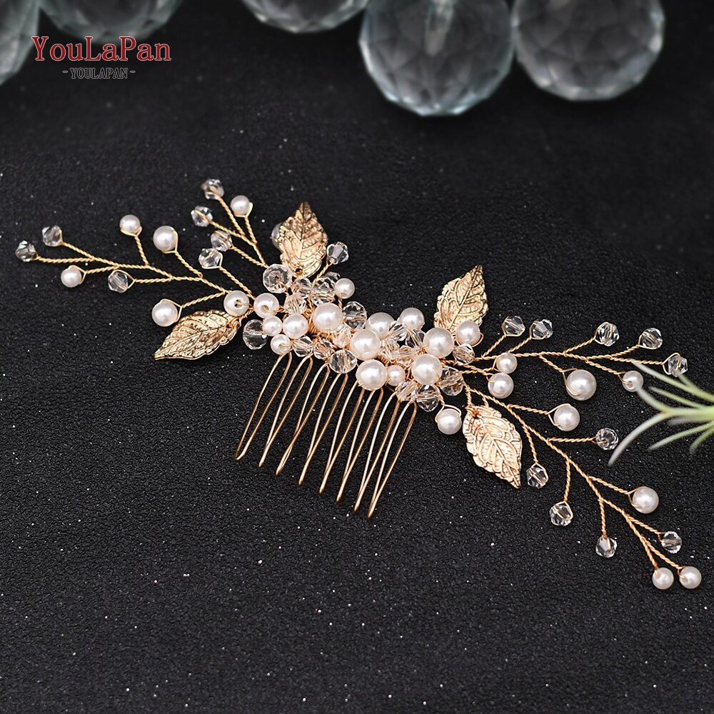 Topqueen HP77 Bruiloft Tiara Bridal Kammen Strass Bruiloft Hoofddeksels Bruiloft Haar Accessoires Bruids Hoofdtooi Bruiloft Haar Kam: HP180