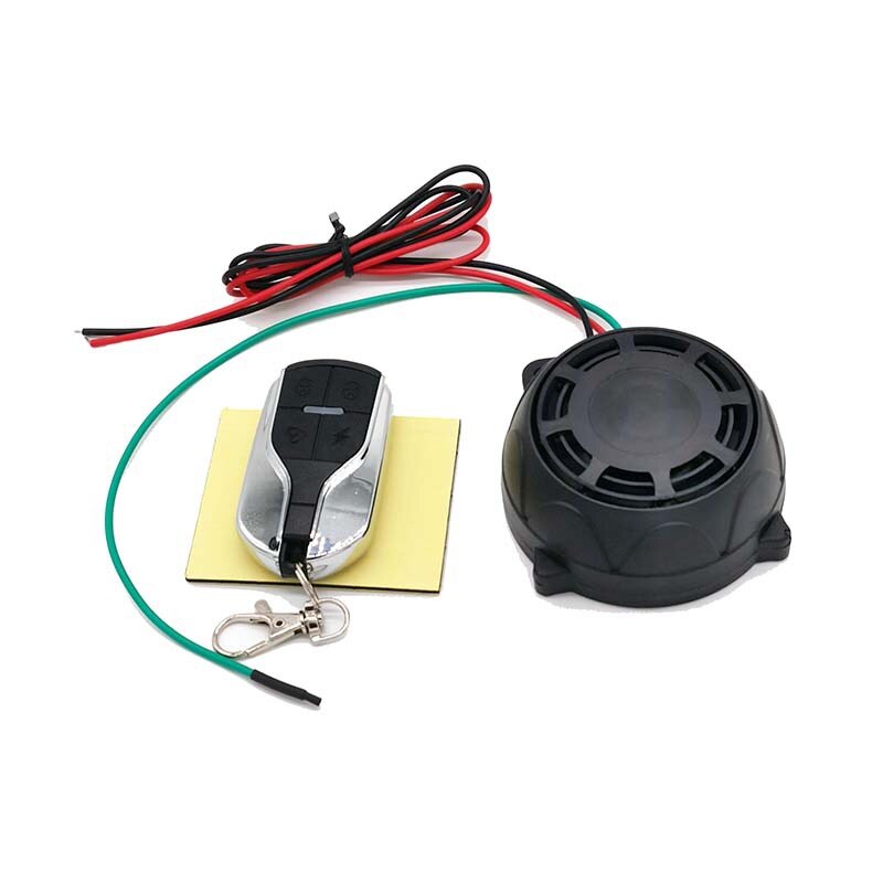 Security Siren Motorcycle Anti-Theft Alarm System With Dual Remote Control Sound Warning Horns 12V Vehicle Universal