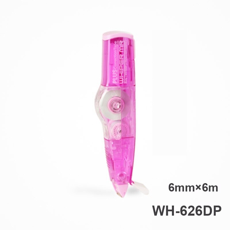 PLUS Austauschbare Korrektur Band mit Refill 5 mm * 6 Meter Japan Weiß Aus Corrector Schreibwaren: WH-626DP(Dark Pink)