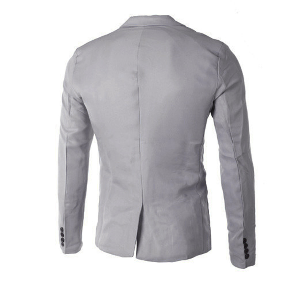 solid Men Blazer Casual Suits Slim Fit suit jacket Men Sping Costume Homme,Terno Masculin Blazer jacket d90509