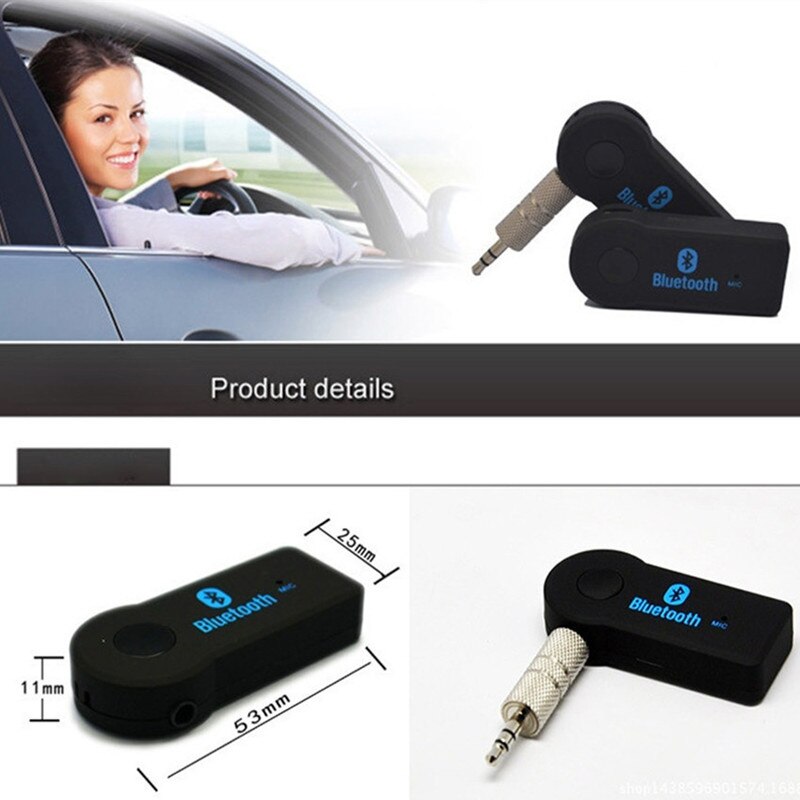 Für Bluetooth Adapter 3,5mm Audio für Bluetooth Receiver Stereo für Laptop PC Auto Lautsprecher TV Musik Adaptador für Bluetooth para