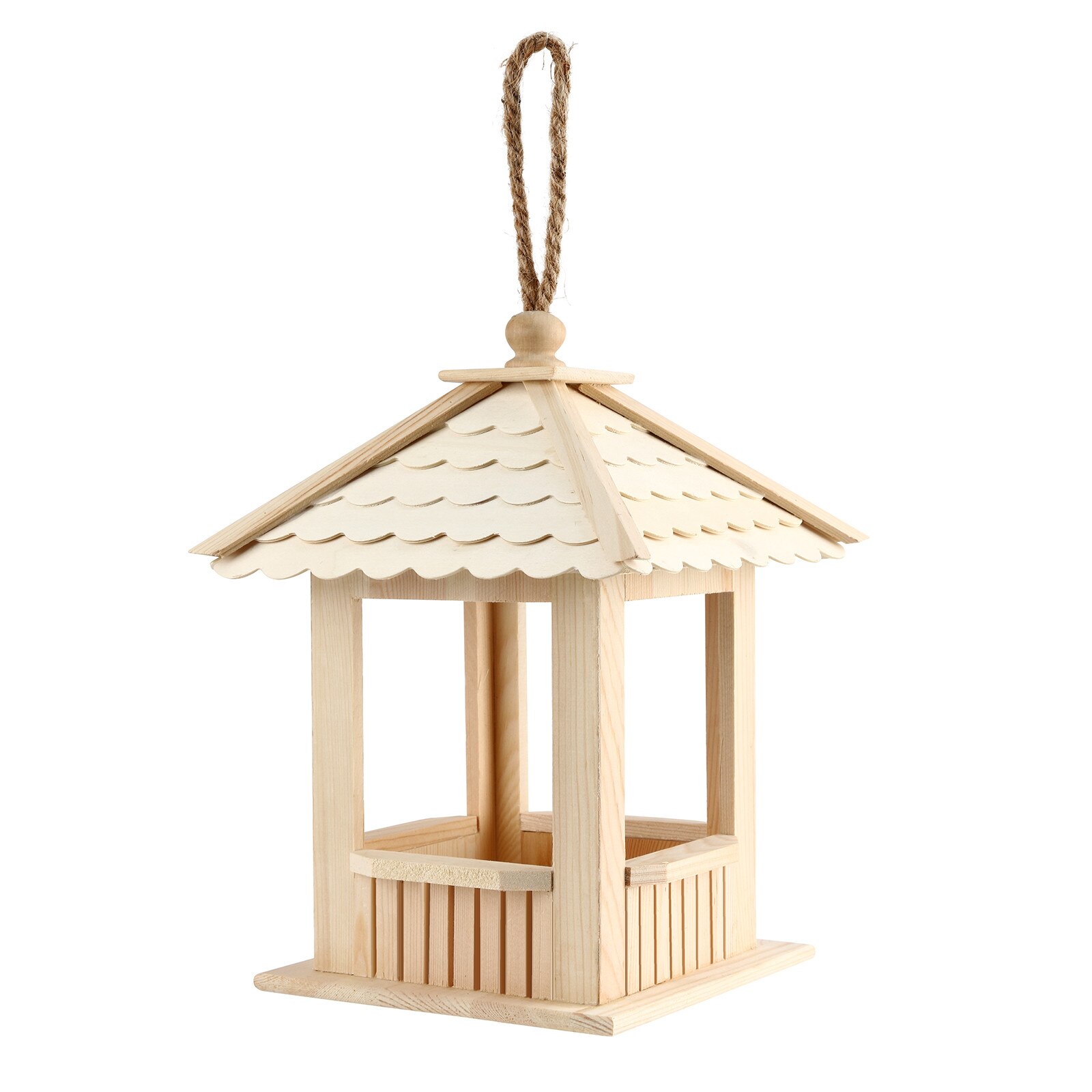 Wooden Bird House Nesting Box Hanging Bird Nests Home Garden Decoration Outdoor Nest Bird House Garden Decoration Pet House: B