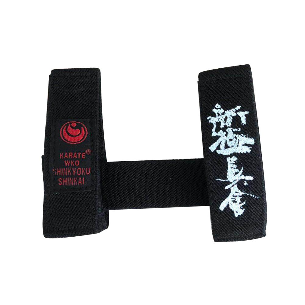 Iko kyokushin karate bælte fastholder sort bælte fixer wko shinkyokushin karate bælte fixer 보유자 와 가라테: Shinkyokushin
