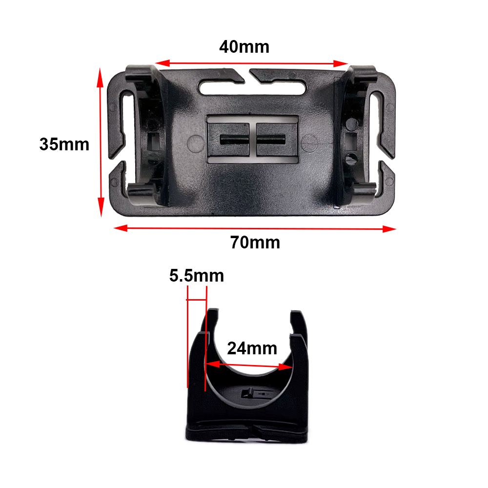 Serre-tête réglable pour lampe de poche, bandeau à boucle, sangle de tête, support de montage pour lampe de poche LED, torche, lampe frontale, 24mm