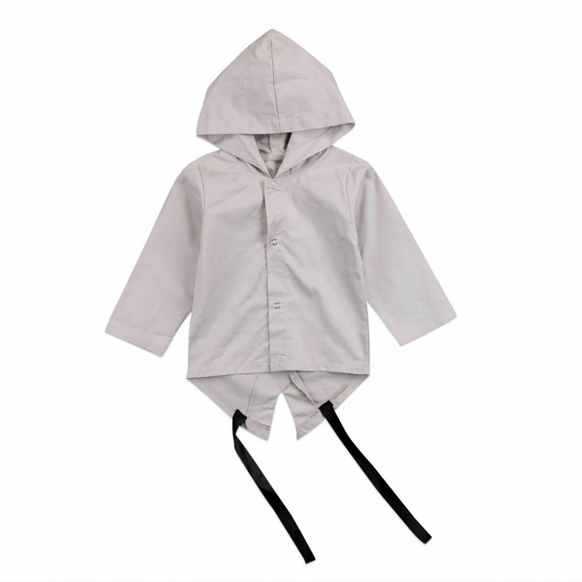 Toddler forår frakker efterår baby drenge tøj toppe brevjakker hættetrøjer frakke outwear: Khaki / 24m