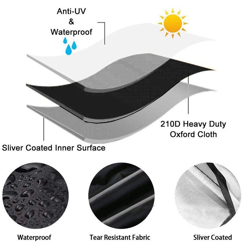 9 Ft Billiard Pool Table Covers with Drawstring, Waterproof UV Protection 210D Oxford Furniture Cover Full Size Pool Table Cover