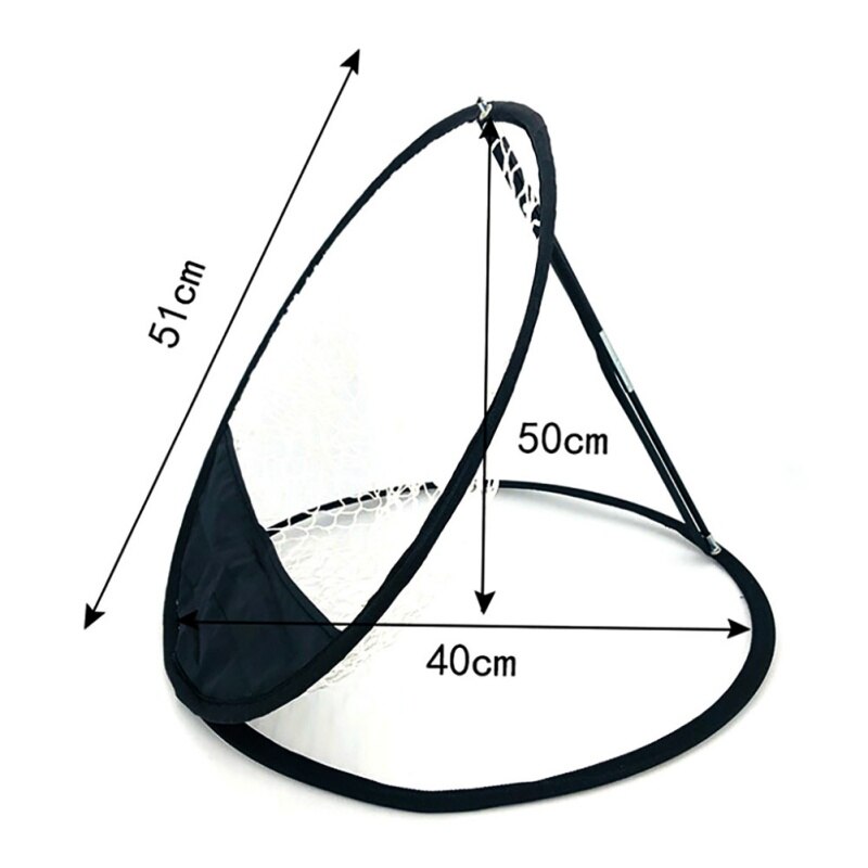 Golf Chipping Practice Net Golf Pop-UP Indoor Outdoor Chipping Pitching Cage Mat Practice Easy Nets Golf Training Aids M